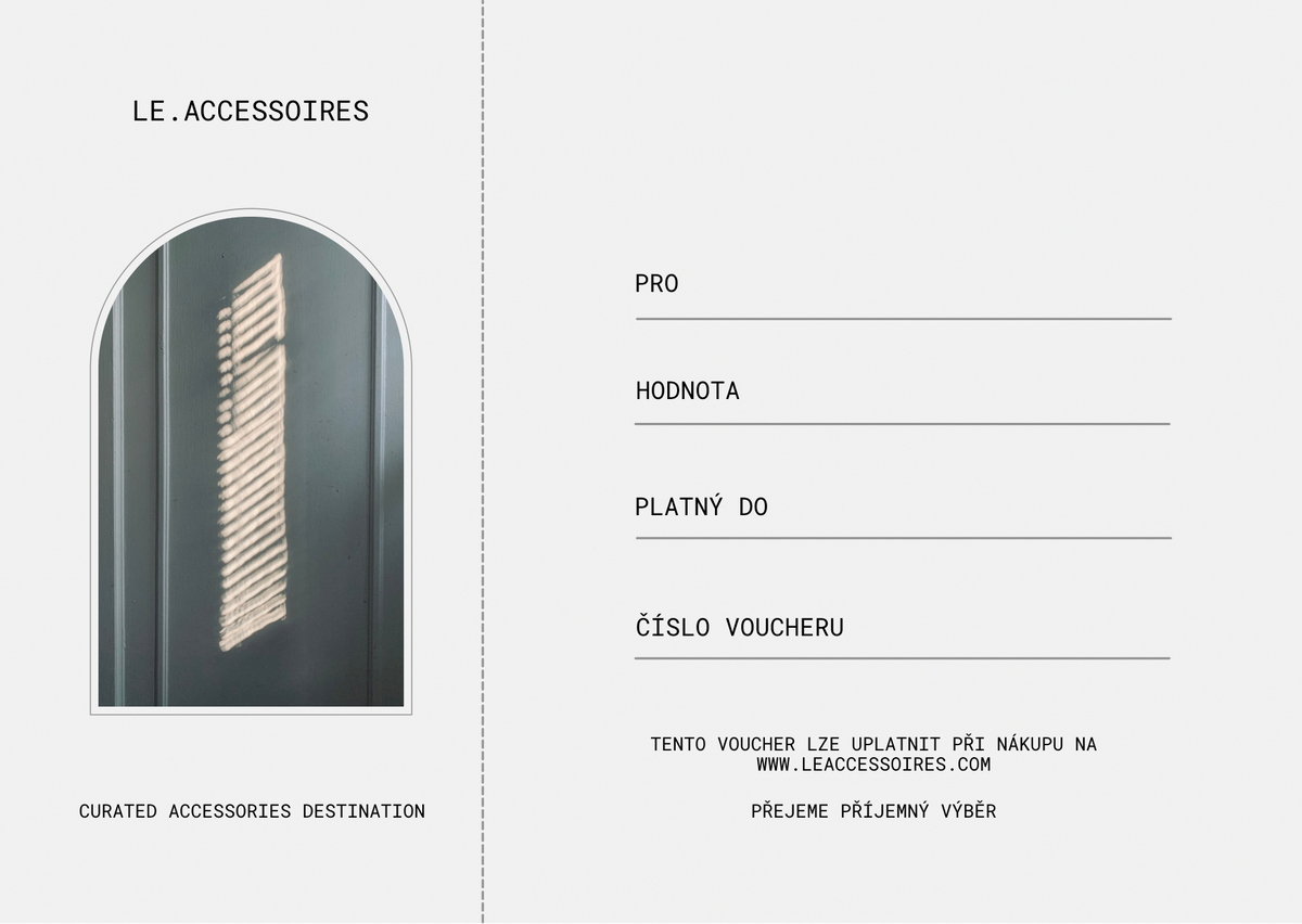 Dárkový voucher LE.ACCESSOIRES