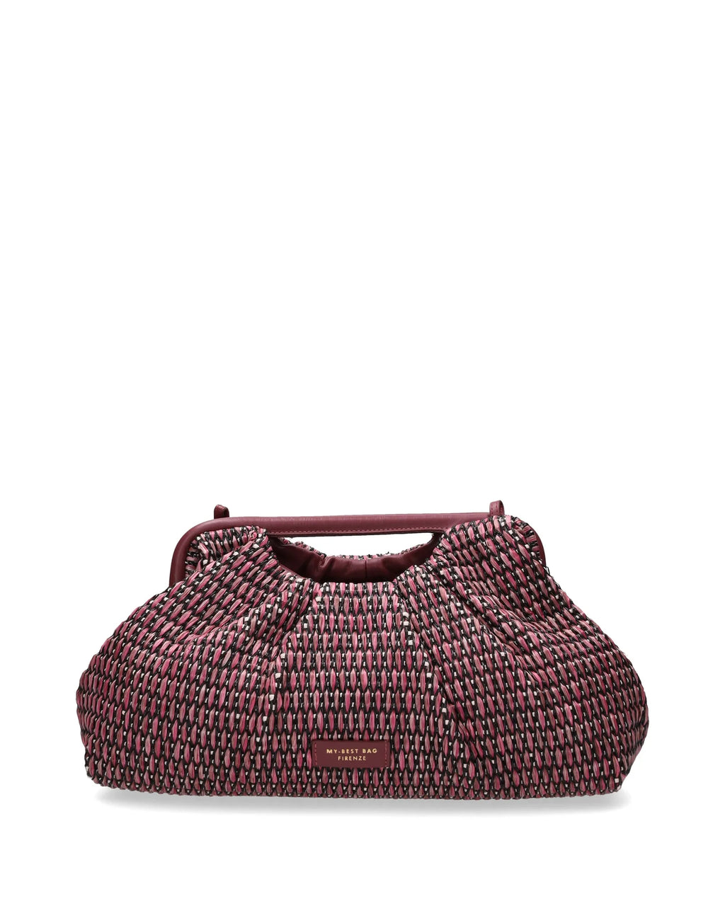 Janine Tabru | Pletená clutch kabelka z tabru slámy