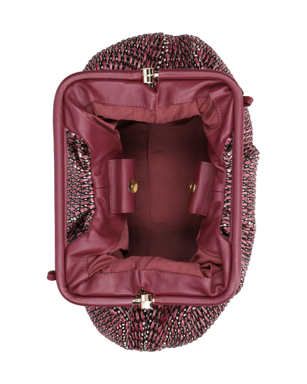 JANINE TABRU | Pletená clutch kabelka