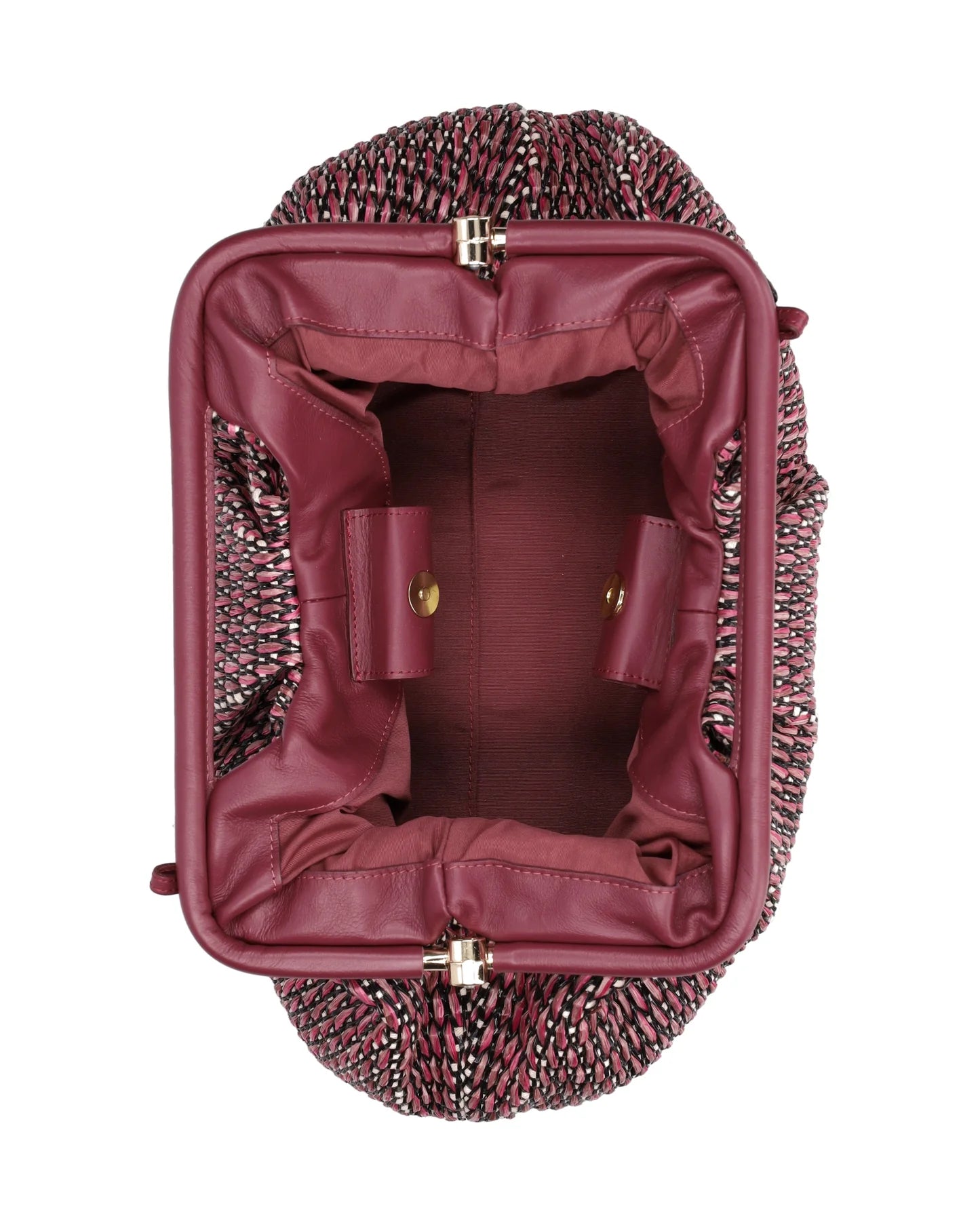 JANINE TABRU | Pletená clutch kabelka